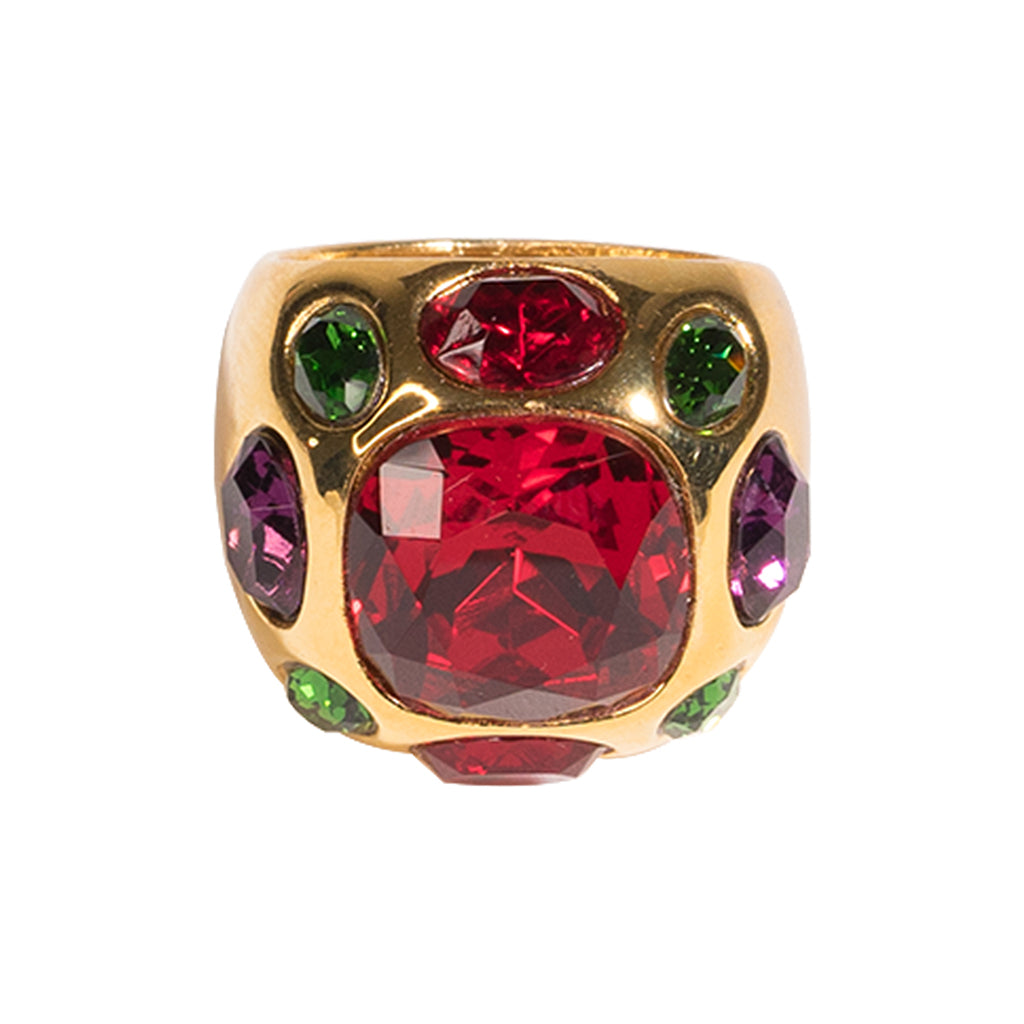 Ruby Gemstone Adjustable Ring