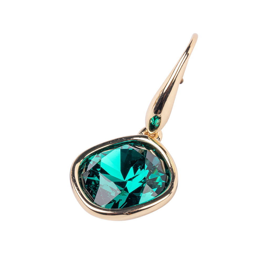 Emerald Square Earring