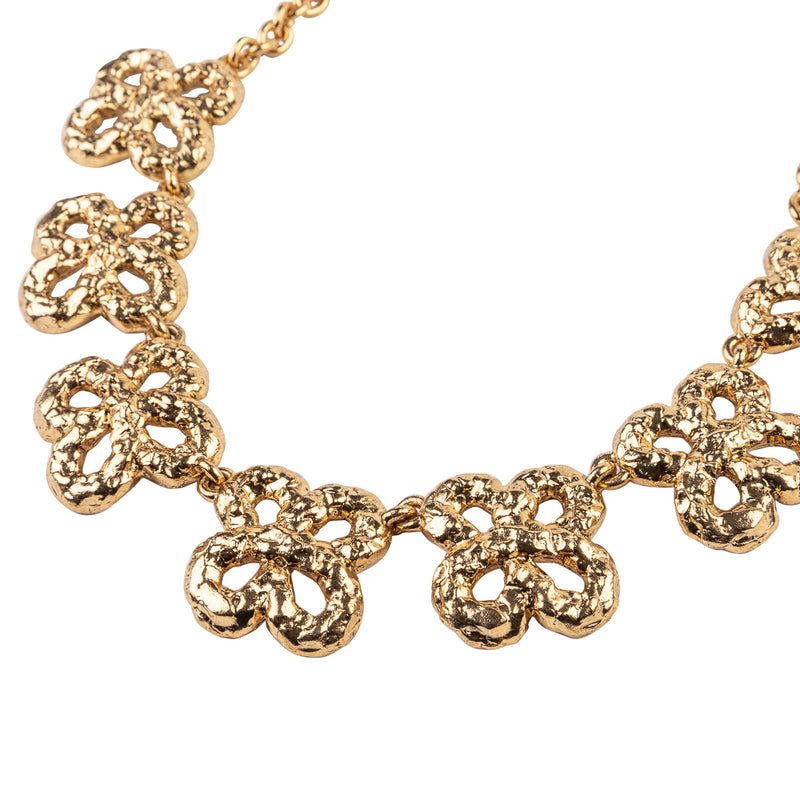 Gold Clover Adjustable Necklace