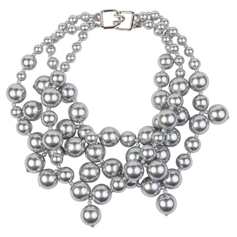 Pearl Cluster Vine Statement Necklace – Nordia's Fashion Jewels