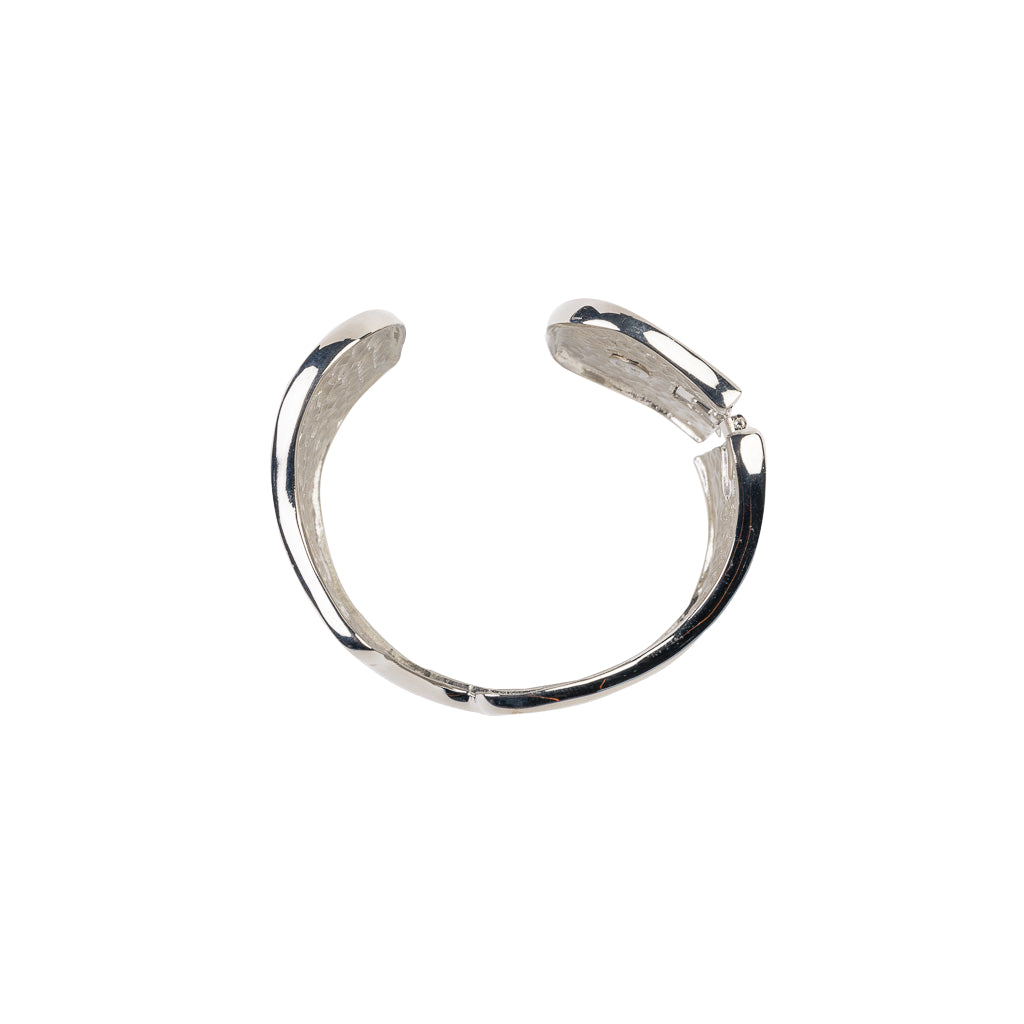 Polished Silver V Cuff