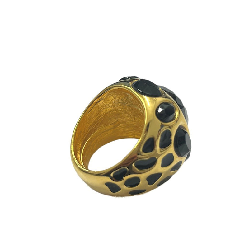 Gold-Plated Cocktail Ring