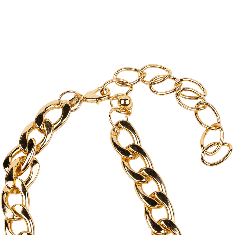 Polished Gold Chain Belt