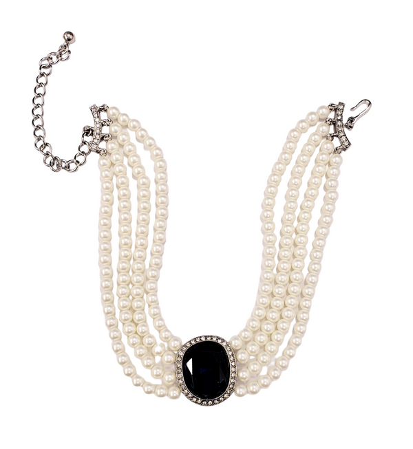 Vintage Chanel Dramatic Faux Pearl Necklace, ca. 1989