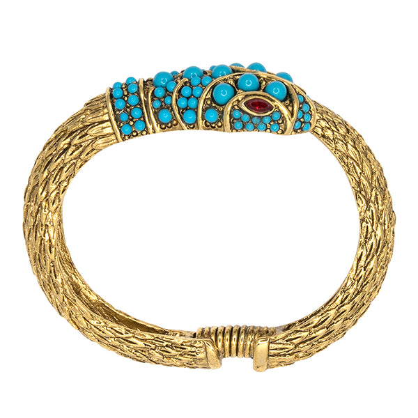 Antique Gold Snake Bracelet
