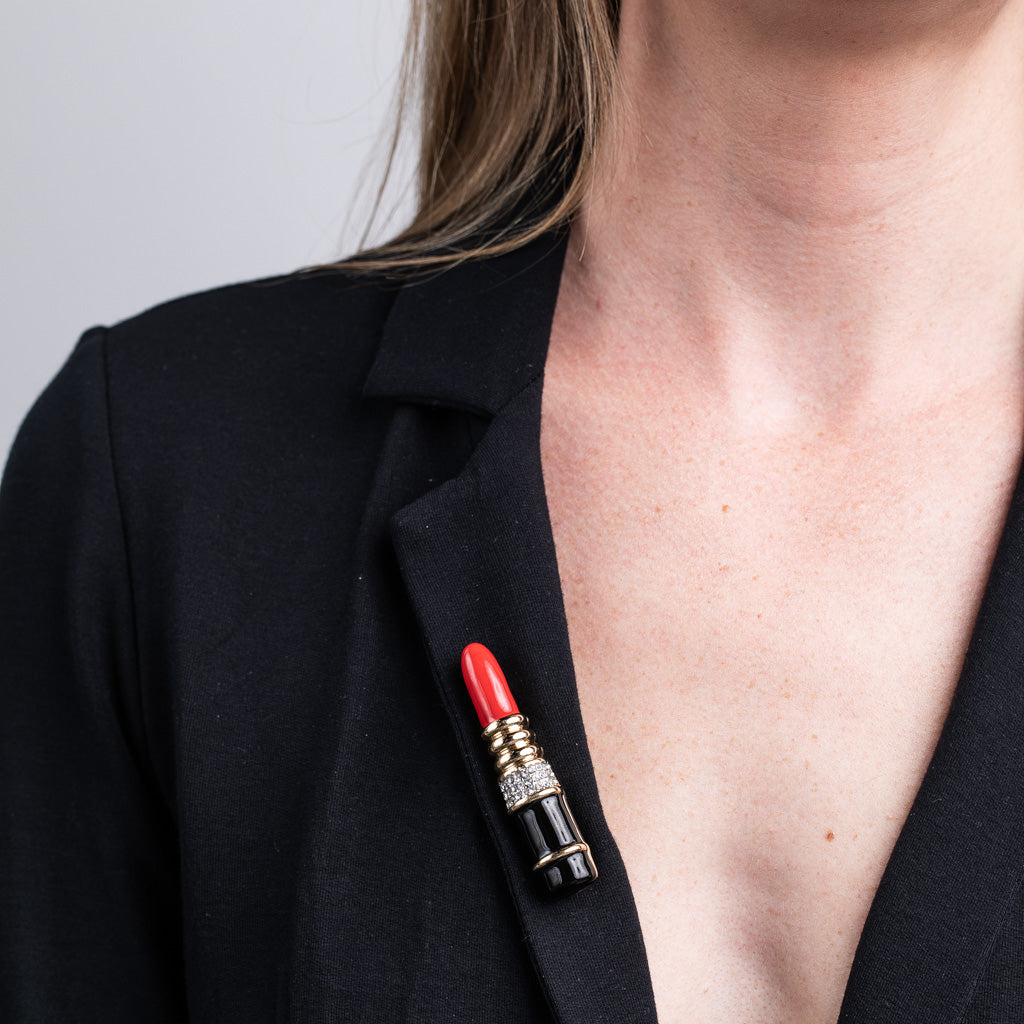 Red Lipstick Pin