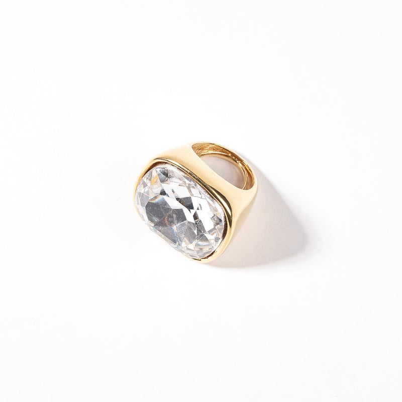 Gold and Crystal Headlight Ring