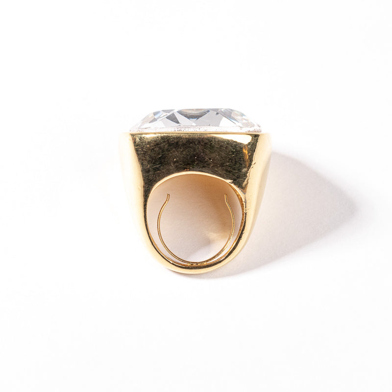 Gold and Crystal Headlight Ring