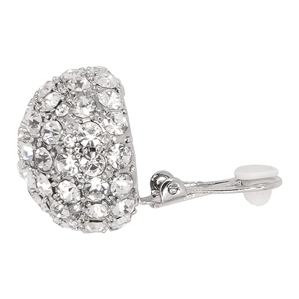 Disco Ball Clip Earrings