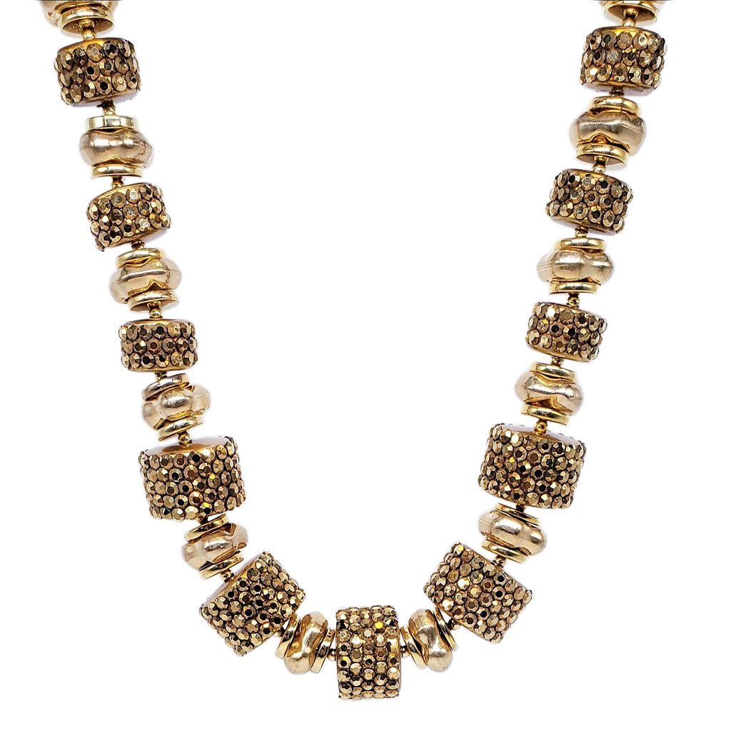 Vintage Gold Nugget Necklace