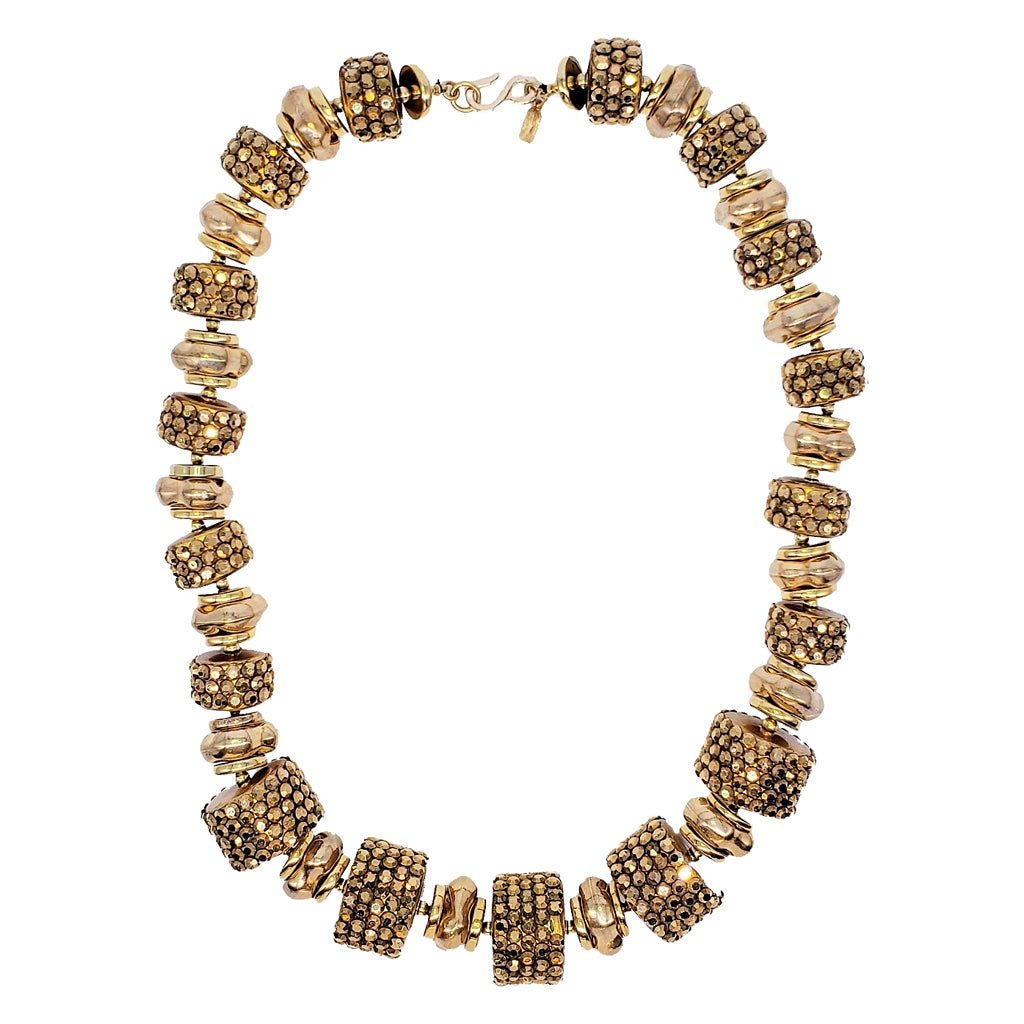 Vintage Gold Nugget Necklace